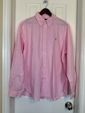 Polo by Ralph Lauren Pink Button-Down Oxford Shirt